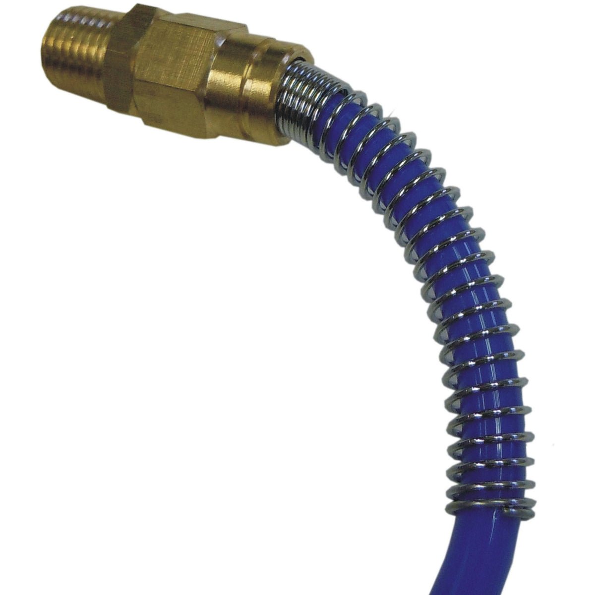 1/4" 25 Foot Blue Pneumatic Recoil Air Hose - JABETC
