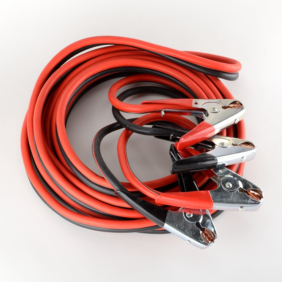 25' 2-Gauge Auto Battery Booster Cable Heavy Duty Jumper Cable