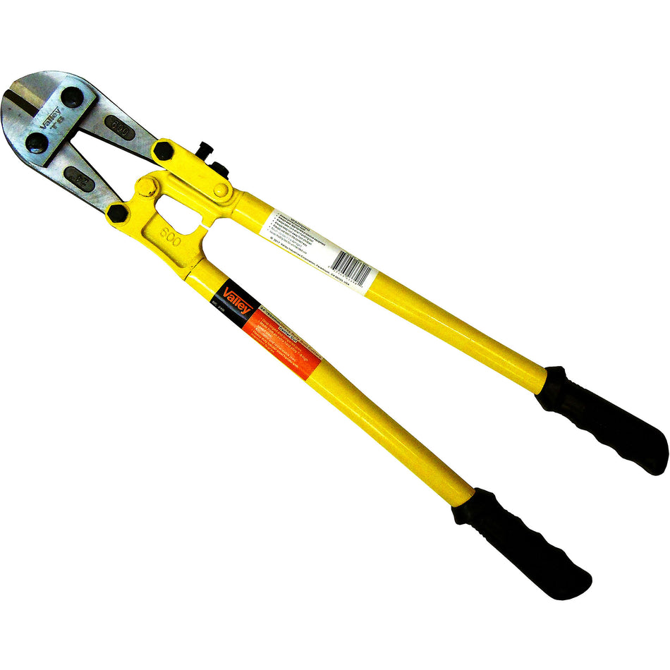 24″ BOLT CUTTER, HSS BLADE, D-GRIPS, YELLOW