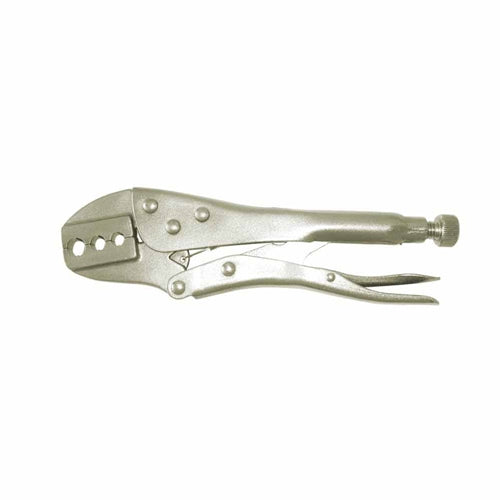 H4 V-Grip type Crimping Tool - 3 Dies 8, 9 & 11 mm (3/16") Hose OD