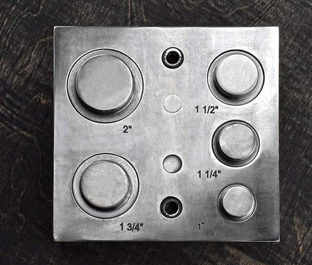 Large 2" Hand Disc Cutter With 5 Punches for Sheet Metal Hole Punching - JABETC