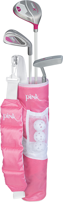 Golf Club Pink Girls Toddler Starter Set with Carry Bag