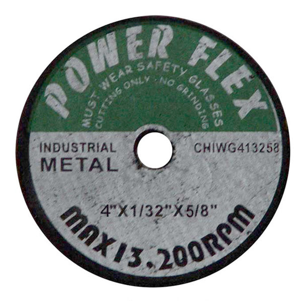 25 Pack of 4"x1/32"x5/8" Angle Grinder Cut-Off Discs