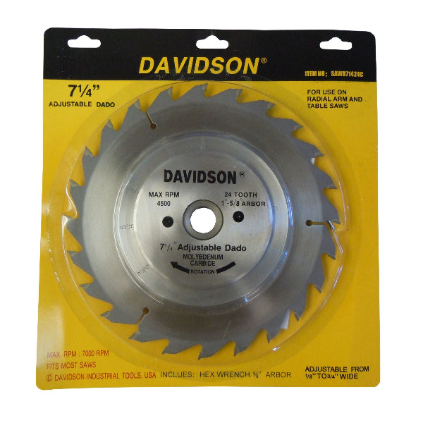 Adjustable Wobble Dado Blade - JABETC
