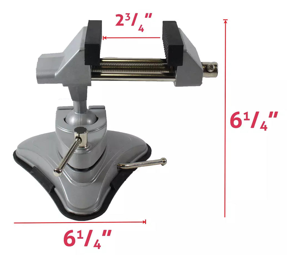 Table Top Hobby Craft Vacuum Suction Base Clamp Vise Tool