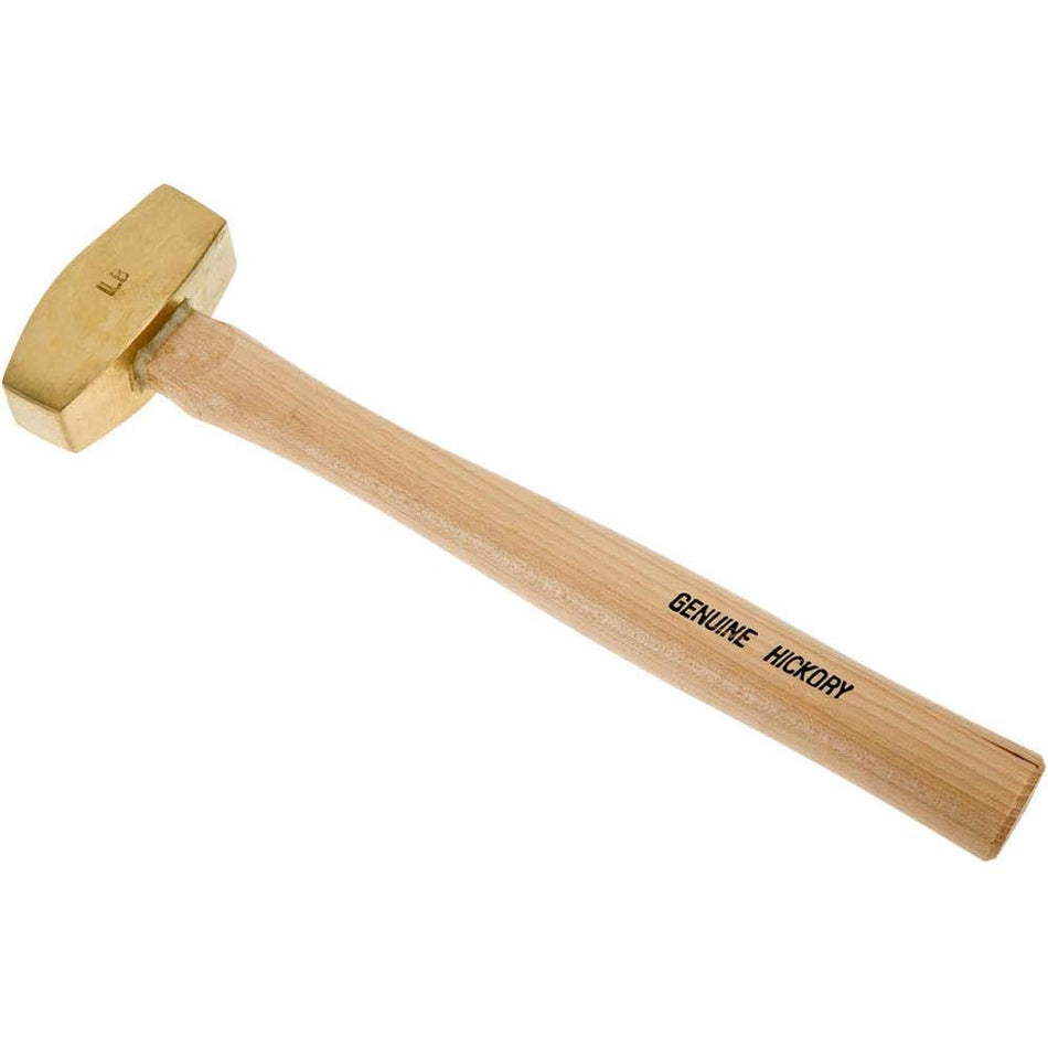 1-Pound Brass Head Hickory Hammer Mallet