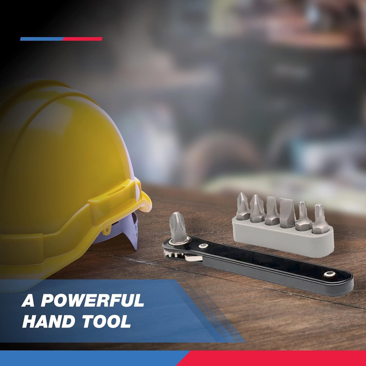 Close Right Mini Ratchet Ratcheting Angle Head Angled Offset Screwdriver Bit Set - JABETC