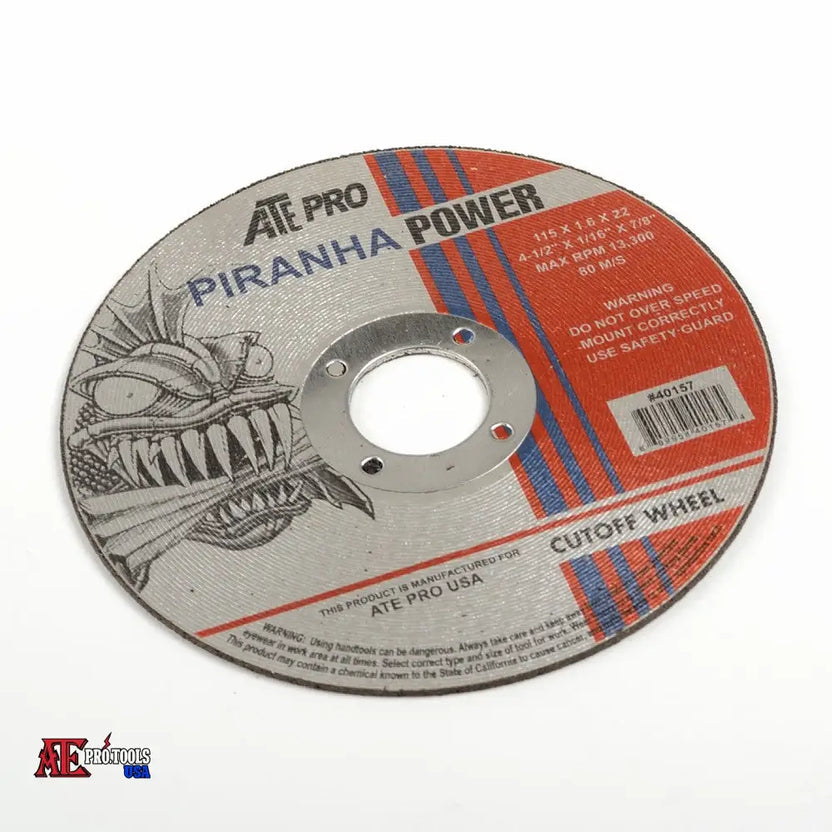 PIRANHA Cut-Off Wheel 4-1/2" x 1/16" x 7/8" Cutoff Disc - 25/PACK