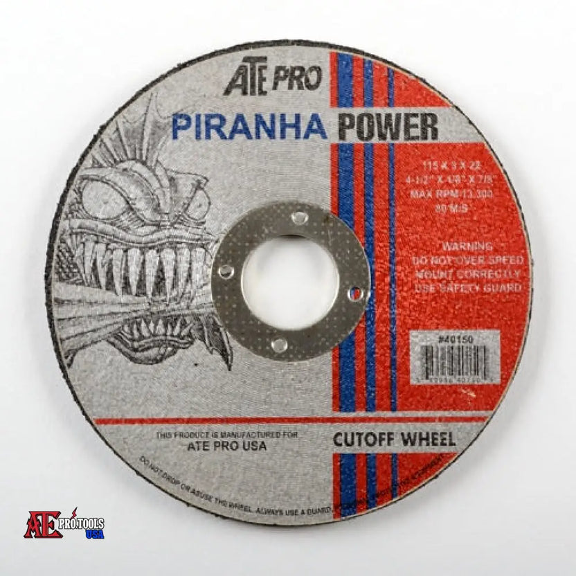 PIRANHA Cut-Off Wheel 4-1/2" X 1/8" X 7/8" Cutoff Disc - 25/PACK