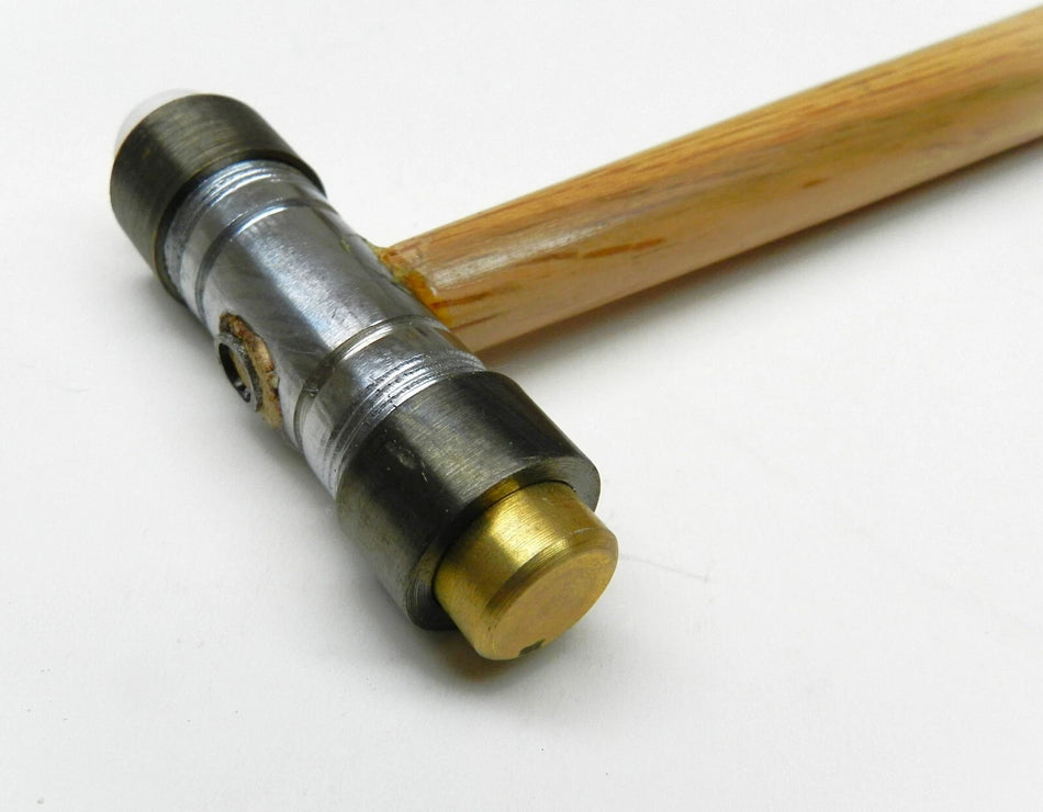 Soft Face Interchangeable Head Jewelers Hammer Tool Brass Plastic