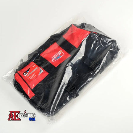 Black and red tool bag with Allen Tools logo on a white background