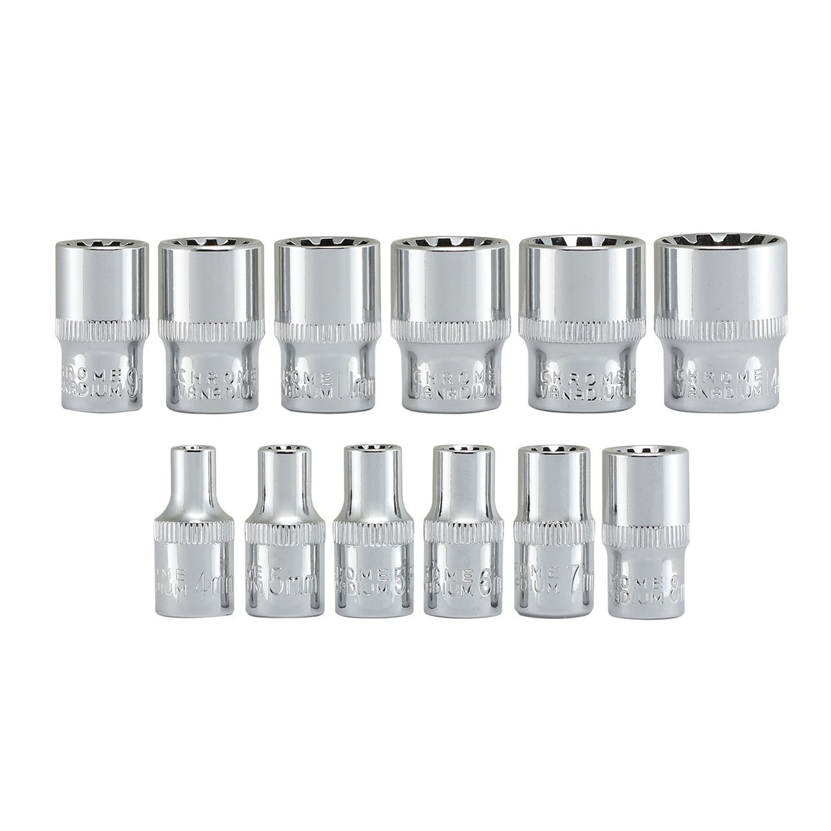 1/2" Drive Socket Wrench Set for Rounded Damaged Bolts Nuts - tool