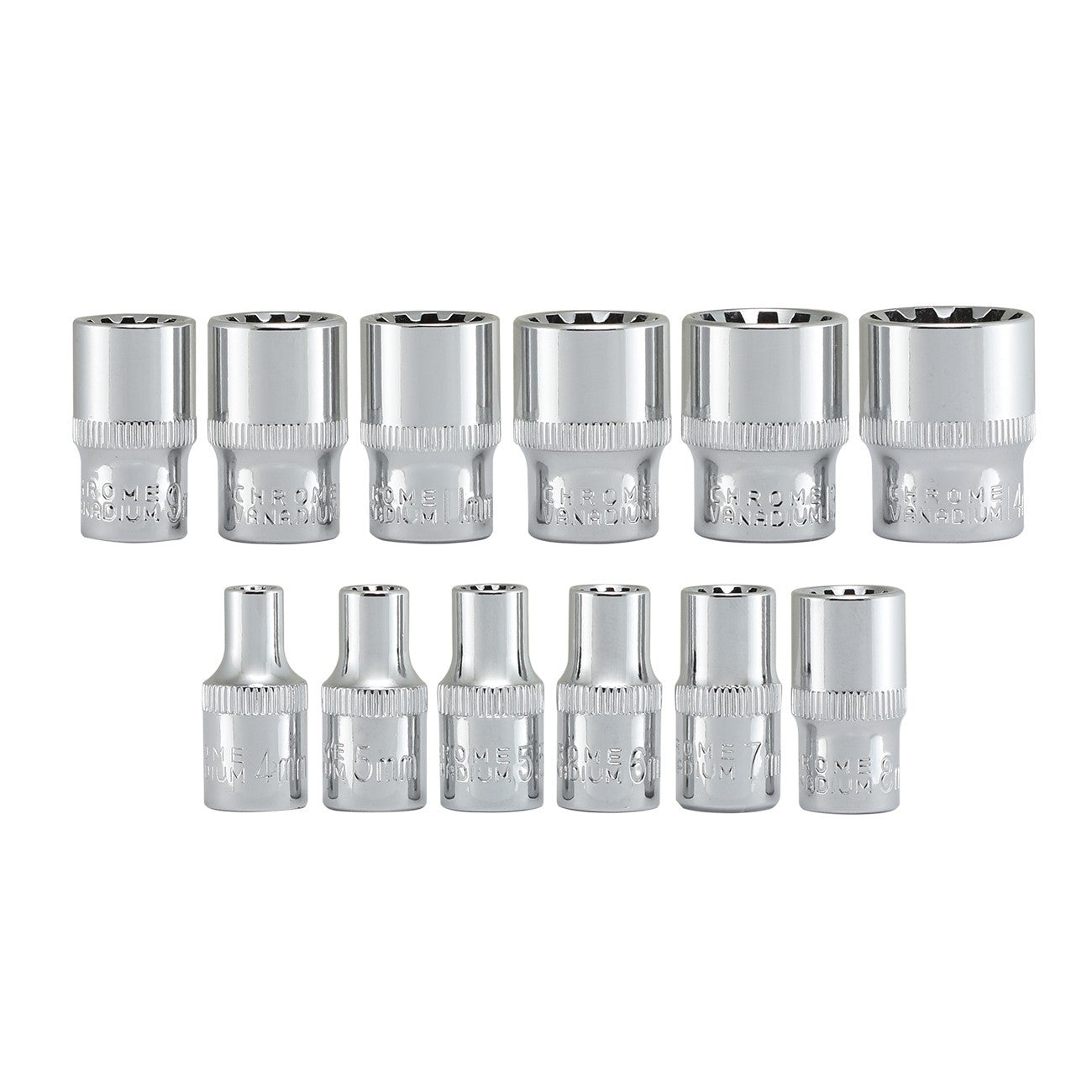 1/2" Drive Socket Wrench Set for Rounded Damaged Bolts Nuts - tool