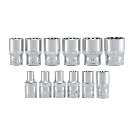 1/2" Drive Socket Wrench Set for Rounded Damaged Bolts Nuts - tool