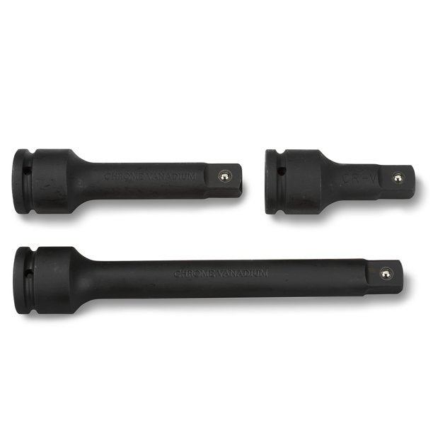 3 Piece Long Extension Bar Set for 3/4" Drive Ratchet Wrench Socket Tool