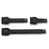3 Piece Long Extension Bar Set for 3/4" Drive Ratchet Wrench Socket Tool