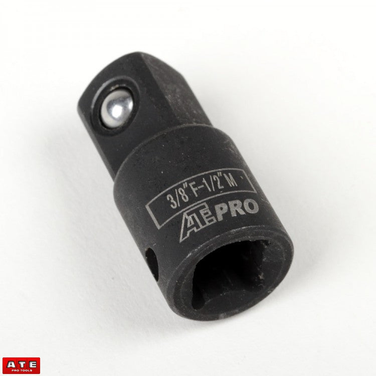 3/8" to 1/2" Drive Black Impact Socket Adapter Reducer Tool Set Adapter - tool