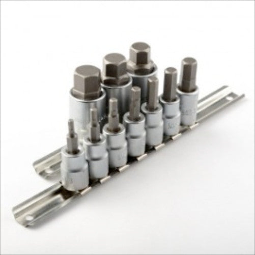 12PC Metric Hex Socket Bit Driver Set - tool