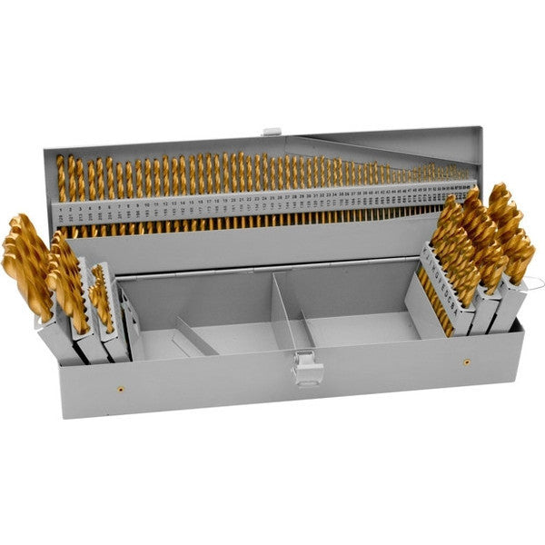 115 Piece Titanium Coated Drill Bit Set - tool