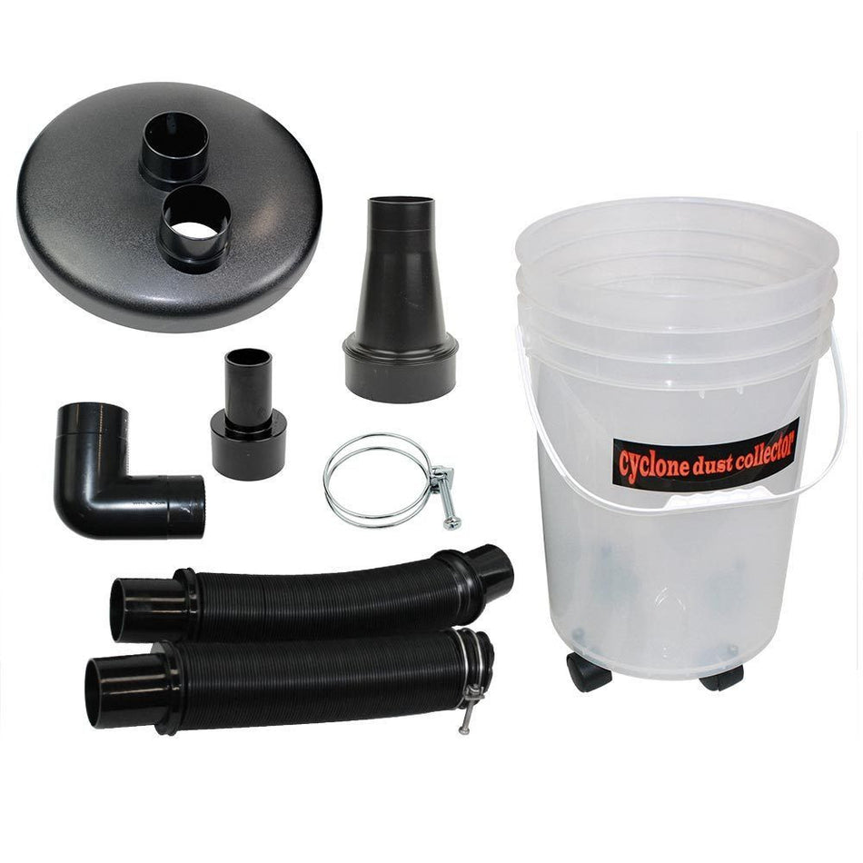 Cyclone Dust Collector Attachment for Shop Vac - tool
