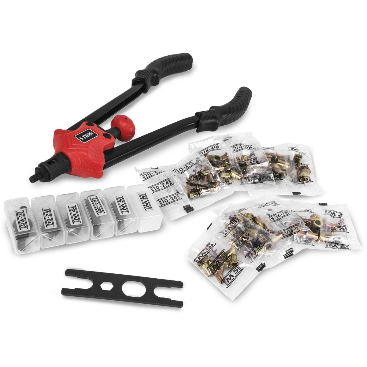 Screw Thread Maker Rivet SAE and Metric Thread Setting Nut Riveter Insert Rivet Riveting Tool K ...