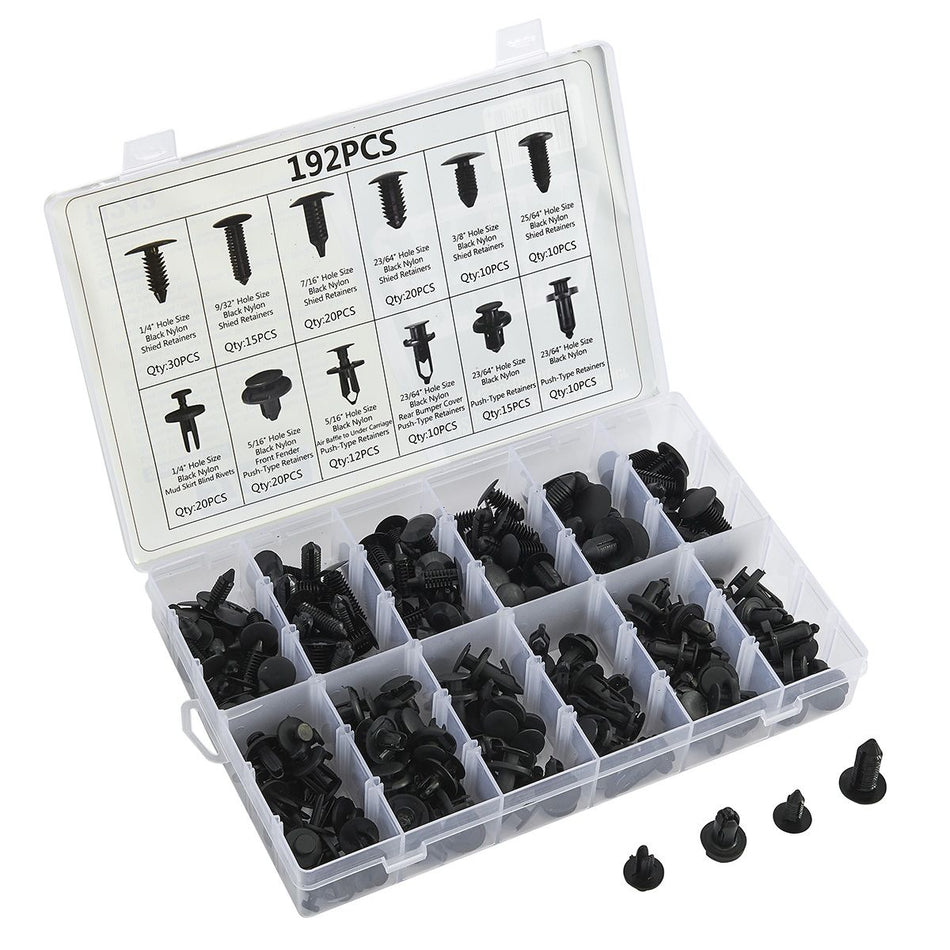 Door Panel Push Clips Fastener Assortment