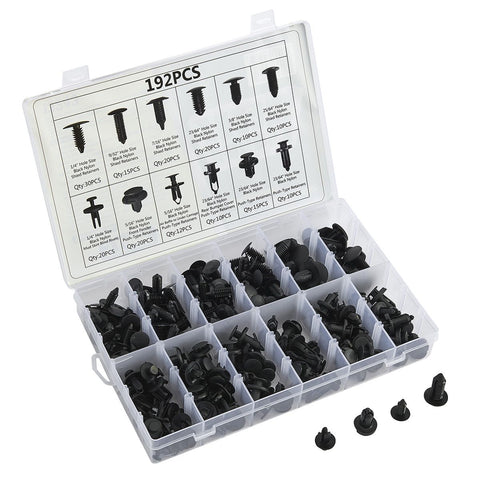 Door Panel Push Clips Fastener Assortment