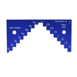 Radial Saw Depth Gauge Kit for Table and Circular Saws In Inches