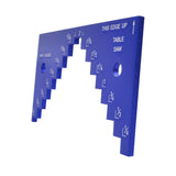 Radial Saw Depth Gauge Kit for Table and Circular Saws In Inches