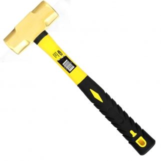 3 Pound Solid Brass Sledge Hammer - tool