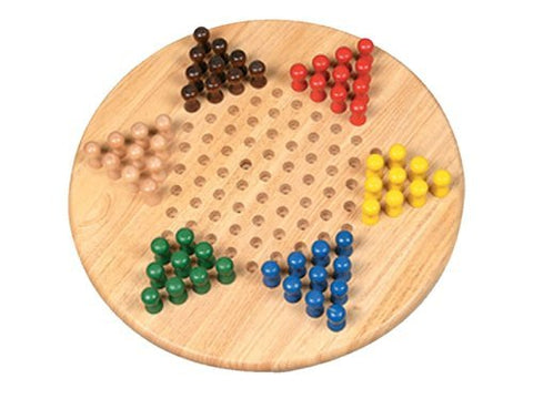 XL Jumbo Chinese Checkers Wooden Board Game