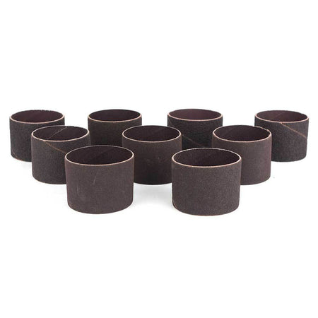 9PC Pack of 2" Diameter x 1-1/2" Inch Sanding Drum Sleeves - tool