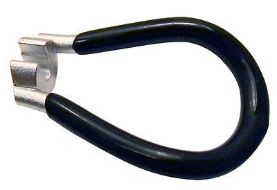Black Bicycle Spoke Wrench Tool 0.127" Straightener for Bike Repair Bent Wheel - tool