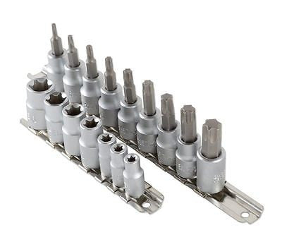 18 Piece Star Driver Bit Female and Male E Socket Tool Set Tork Torx Driver - tool