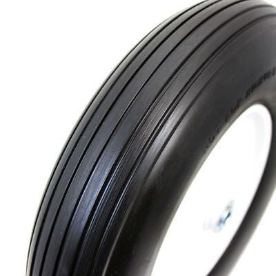 Replacement Flat Free Tubeless No Air Solid Tire Wheel for Wheelbarrow or Cart - tool