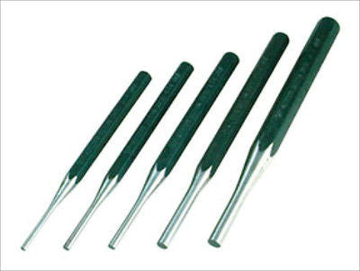 Mechanic's Roll Pin Steel Hand Punch and Chisel Metal Tool Set - tool
