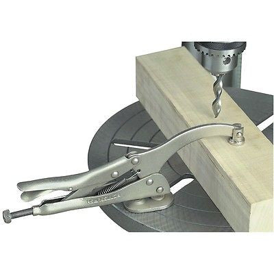 9" Stock Holding Vise Clamp Grip for Drill Press Work Locking Vice - tool