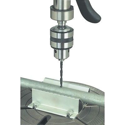 Self Centering Round Stock Jig for Drill Press Center V Block Vblock Holder - tool