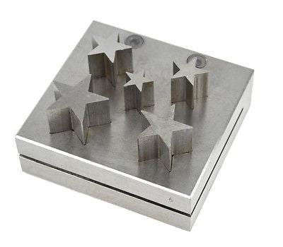 Star Shaped Shape Jewelry Punching Punch Puncher Die Tool Silver Metal Charm - tool