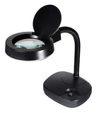 Table Top Lighted Flexible Illuminated Hobby Magnifying Desk Work Lamp Light - tool