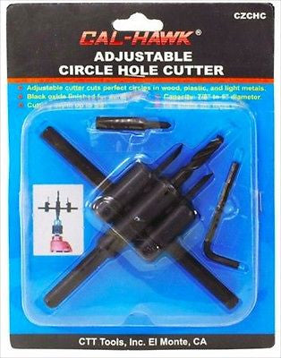 Adjustable Circle Hole Cutter Drill Bit for Drill Press Cutting Wood Wheel Maker - tool