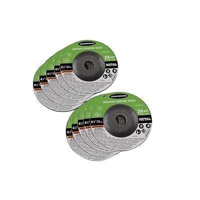 10 Pack of 4-1/2" Diameter Steel Grinding Wheels - tool
