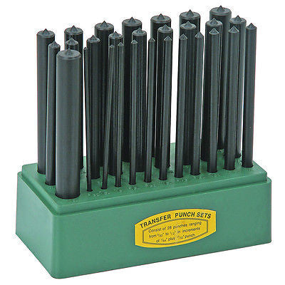 Steel Center Transferring Punch Set - tool