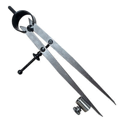 6" Adjustable Pencil Circle Divider Compass Marker Tool Dividing Scriber Marking - tool