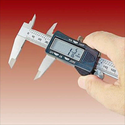 6" Digital Sliding Caliper With Fraction Inch Read-Out - tool