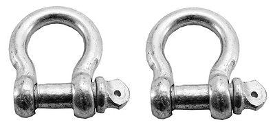 2 Pack 3/8" Steel Bow Shackle - tool