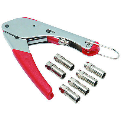 Coaxial R59 RG6 Crimper Tool - tool