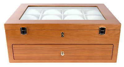 Large Oak Watch Storage Box - tool
