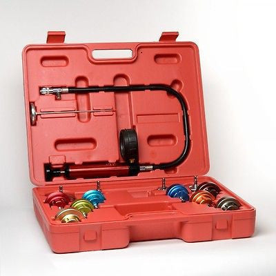 Auto Cooling System Pressure Test Tester Testing Tool Radiator Coolant Pump Kit - tool