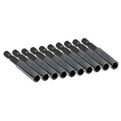 10 Pack of Magnetic Screwdriver Bit Extensions - tool
